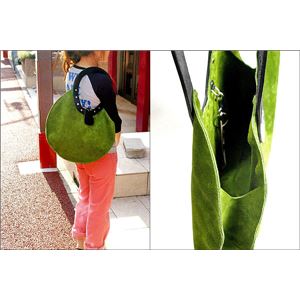 ��dean�i�f�B�[���j circle bag ���U�[�o�b�O olive�i�΁j