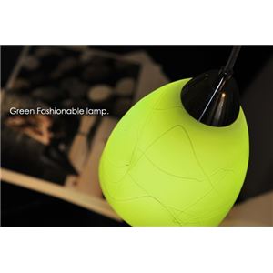 ペンダントライト(吊り下げ型照明器具) ガラス製 グリーン(緑) 〔リビング照明/ダイニング照明/キッチン照明〕