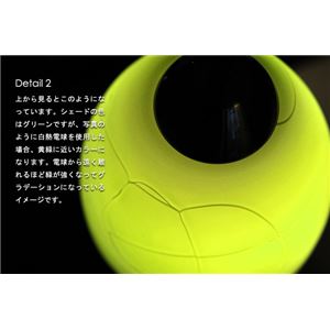 ペンダントライト(吊り下げ型照明器具) ガラス製 グリーン(緑) 〔リビング照明/ダイニング照明/キッチン照明〕