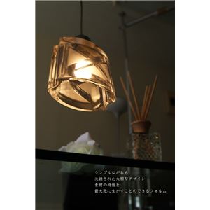 ペンダントライト(吊り下げ型照明器具) ガラス製 香水瓶モチーフ レトロ風 〔リビング照明/ダイニング照明〕