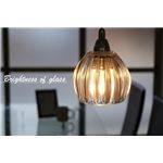ペンダントライト(吊り下げ型照明器具) ガラス製 レトロ風 〔リビング照明/ダイニング照明/キッチン照明〕の詳細ページへ