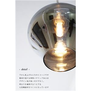 ペンダントライト(吊り下げ型照明器具) 特殊ガラス製 〔リビング照明/ダイニング照明/寝室照明〕