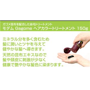 モデム Gagomeヘアカラートリートメント ブラウン