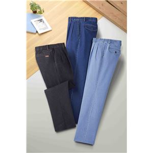 CL脇シャーリング ストレッチデニムパンツ3本組 Sサイズ 股下72cm