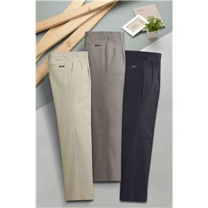 CL脇シャーリング ストレッチチノパンツ3本組 LLサイズ 股下90cm