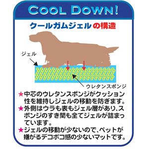 ペットひえひえ爽快ジェルマット （クールガムジェル） Sサイズ