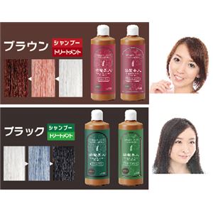 モデム 染髪シャンプー＆トリートメント 300ml ブラウン トリートメント