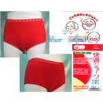 女性用・軽失禁パンツ 快適ショーツDXレッド Lサイズの詳細ページへ