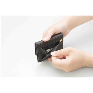 マルチに使える♪ スマート手のひら財布 イエロー