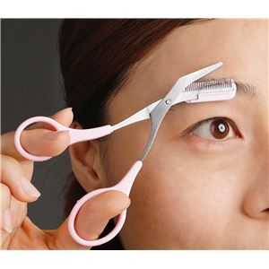 くし付カットはさみ 2本組 （通販用）