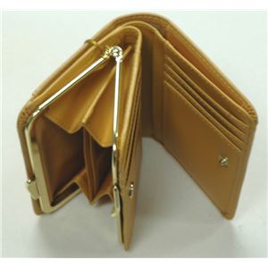 幸せの黄色いフクロウ ガマグチ財布