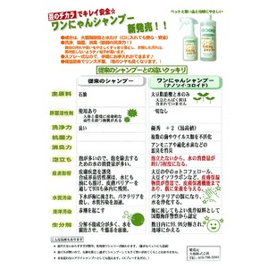 ワンにゃんシャンプー詰め替え用300ｍL原液