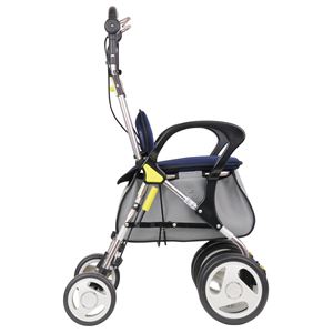 シルバーカー/手押し車 【スタンダードタイプ】 押し手の高さ:最大105cm 手元ブレーキ 幸和製作所 〔介護用品 福祉用品〕