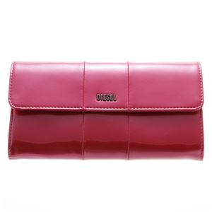 DIESEL (ディーゼル ) X02414 PR035 H3090 折長財布 Metallic Pink