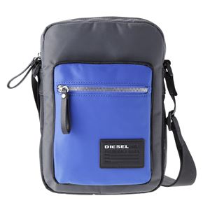 DIESEL �i�f�B�[�[�� �j X03001 P0409 H5970 �V�����_�[�o�b�O Grey�^Blue�^Black