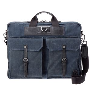 DIESEL �i�f�B�[�[�� �j X03465 P0505 H4933 �r�W�l�X�o�b�O Blue Denim�^Black