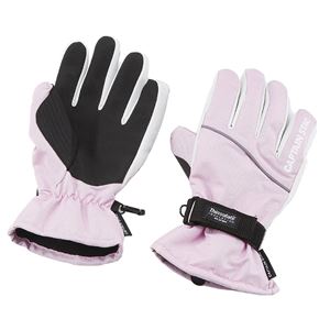 キャプテンスタッグ 防寒グローブ レディース ST ピンク&times;ホワイト L