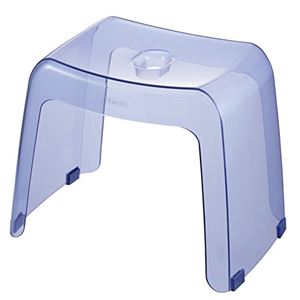 リッチェル 風呂椅子 カラリ 腰かけ 高さ30cm クリアブルー （ 風呂 イス バスチェア ）