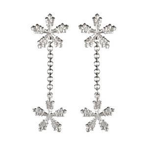 Kalevala Jewelry(カレワラジュエリー) スノー・クリスタル チェーンピアス