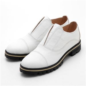 ALLBLACK �{�v�V���[�N�\�[���V���[�Y ���f�B�[�X WHITE�i���j 36�T�C�Y�i��23.0cm�j