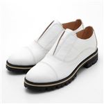 ALLBLACK �{�v�V���[�N�\�[���V���[�Y ���f�B�[�X WHITE�i���j 38�T�C�Y�i��24.0cm�j