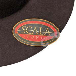 SCALA キャペリン フェルト ハット レディース HAT Red（赤） フリーサイズ