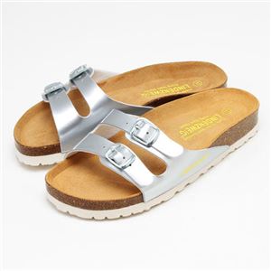 LINDENZWEIG�h�C�c���������[�C���\�[�������T���_�� SILVER �i�V���o�[�j 38�T�C�Y ��24�`24.5cm �q�[�������^��3cm