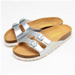 LINDENZWEIG�h�C�c���������[�C���\�[�������T���_�� SILVER �i�V���o�[�j 38�T�C�Y ��24�`24.5cm �q�[�������^��3cm