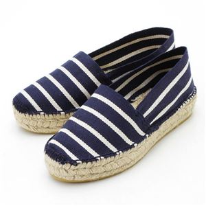 LA MAISON DELESPADRILLE フランス製厚底エスパドリーユ MARIN サイズ:37 (約23.5〜24cm)