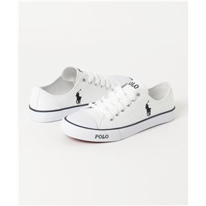 POLO RALPH LAUREN CARSON スニーカー WHITE サイズ:24.5cm