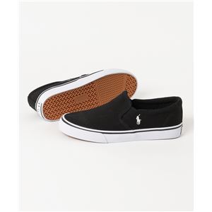 POLO RALPH LAUREN CARSON CARLEE TWIN GORE II スリッポン WHITE サイズ:23.5cm
