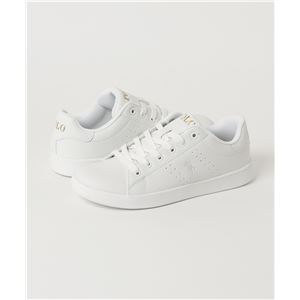 POLO RALPH LAUREN QUINCEY COURT スニーカー WHITE サイズ：23cm