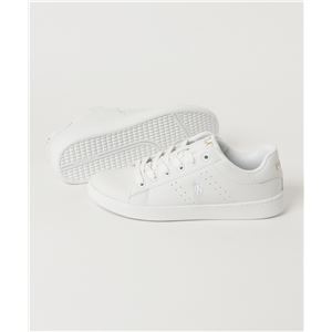 POLO RALPH LAUREN QUINCEY COURT スニーカー WHITE サイズ:23.5cm