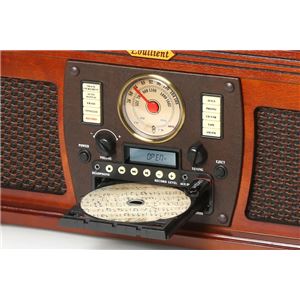 高級木目調仕上げマルチレコードプレーヤー 【Bluetooth受信可】 デジタル録音 スピーカー内蔵 とうしょう TS-69E