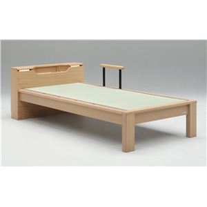 畳ベッド【フレームのみ】【スミカ】 （シングル・ナチュラル・キャビネットタイプ） グランツ GLANZ