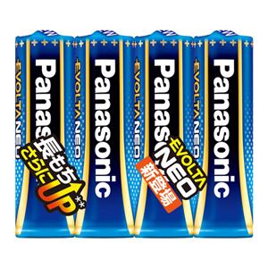 (業務用20セット) Panasonic 乾電池エボルタネオ単3形 4本入 LR6NJ/4SE