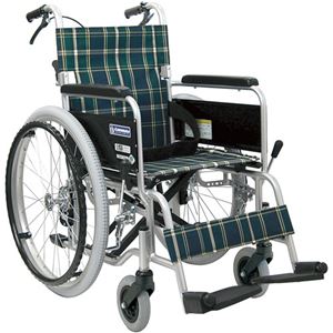カワムラサイクル 車いすKA102SB-40 （A9：緑） 【非課税】
