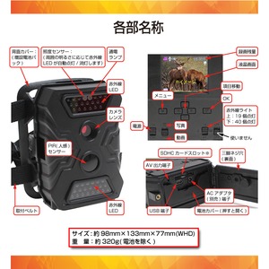 【トレイルカメラ】赤外線ライト搭載トレイルカメラ『Radiant40』（ラディアント40）