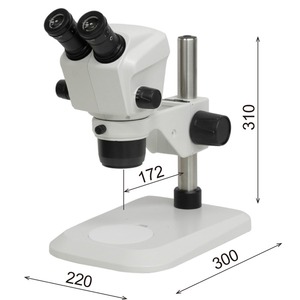 アームスシステム AR-Z65-PSN 双眼ズーム式実体顕微鏡（ズーム比6.5 視野数22）小型ポール式架台