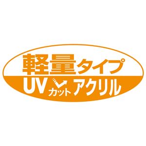 水彩額/水彩用額縁 軽量タイプ 【水彩F4 オーク】 縦39.6cm&times;横49.7cm&times;高さ3.3cm 表面カバー：UVアクリル 吊金具付き 樹脂製