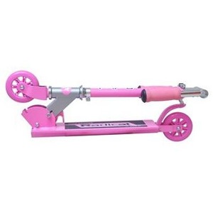 子供用キックスケーター/キックボード 【ブルー】 幅64cm&times;奥行10cm&times;高さ78cm 折りたたみ アルミ合金 スチール製 『Radical』