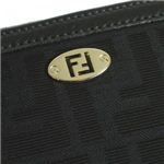 Fendi(フェンディ) 長財布 ZUCCA JACQUARD 8M0024 F0WN1 ブラック H10×W19×D2