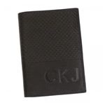 カルバンクライン 二つ折り財布（小銭入れ付） CALVIN KLEIN JEANS CDF104 198 ダークブラウン H12.5×W9×D2.5