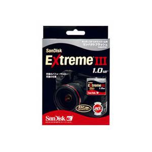 ����ǥ����� ExtremeIII ����ѥ��ȥե�å��� 1GB SDCFX3-1024-903