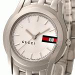 【GUCCI：グッチ】YA055311 5500M メンズウォッチ（ホワｲトGRG文字盤）