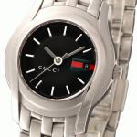 �yGUCCI�F�O�b�`�zYA055514 5500L ���f�B�[�X�E�H�b�`�i�u���b�NGRG�����Ձj