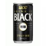 UCC　ブラック無糖コーヒー　缶　185ml(×30)