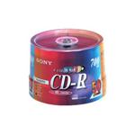 �\�j�[ CD-R �J���[�~�b�N�X(�P�[�X�Ȃ�)  50���p�b�N 700MB 50CDQ80EXSP