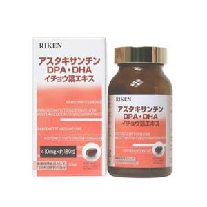 リケン アスタキサンチンDPA・DHAイチョウ葉エキス 180粒