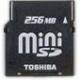 東芝 miniSD メモリーカード 256MB 海外販売モデル